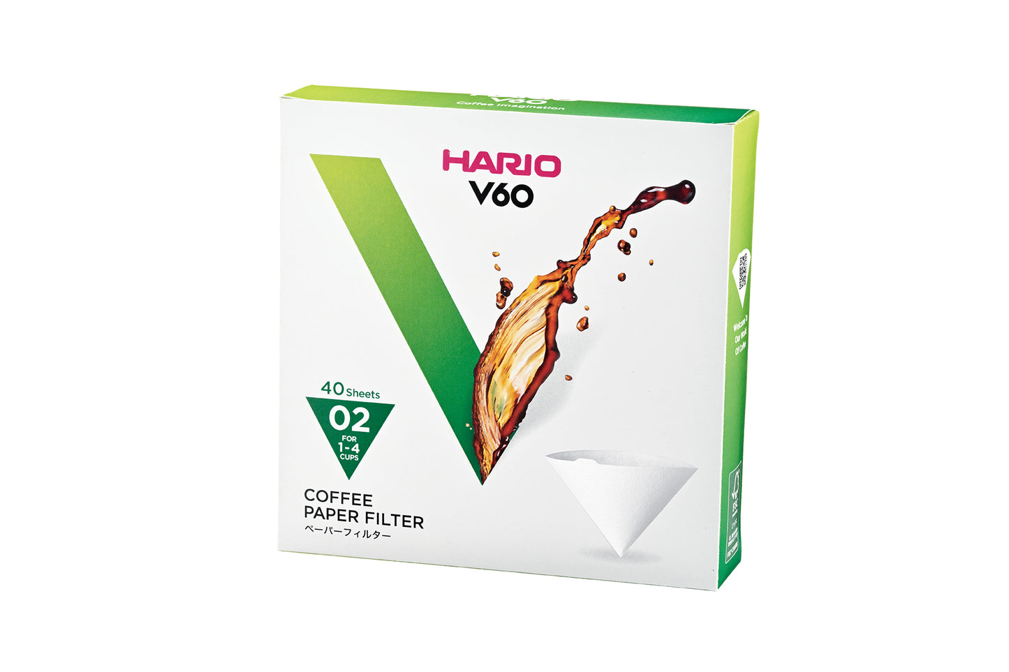 Hario V60 Coffee Filter Papers - Size 02 - White